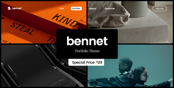 Bennet - Creative Portfolio WordPress Theme Logo